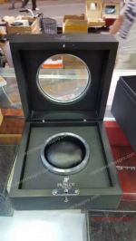 Replica Hublot Black Wood Watch Box set w/ Display Window & Papers-Hublot Box For Sale